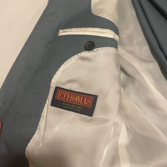 Suit Supply New with Tags 38L Mid Blue Havana Suit - Picture 10 of 16